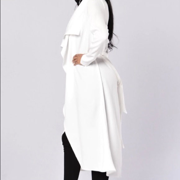 Business Casual Fashion Nova Coat - White - Picture 3 of 7